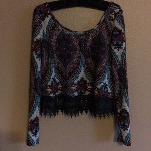 Charlotte Russe Crop Top Sz Large